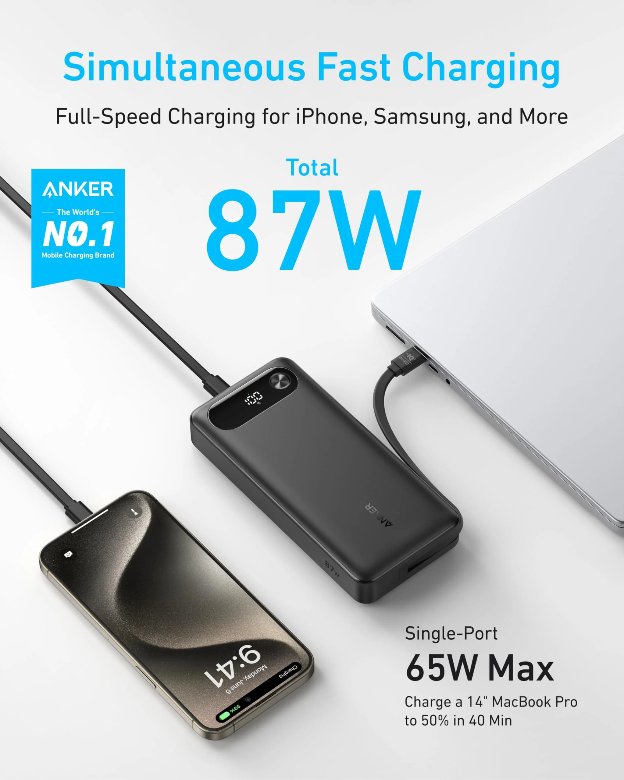 Anker A1383H11 20000mAh 65W Power Bank