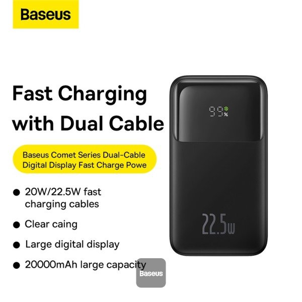 Baseus 10000mAh 22.5W Comet Series Power Bank